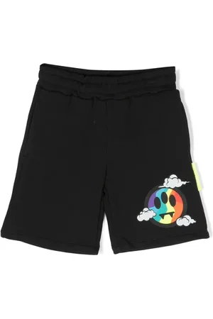 BARROW Logo-print detail shorts