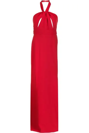 Elie saab Crepe halterneck dress