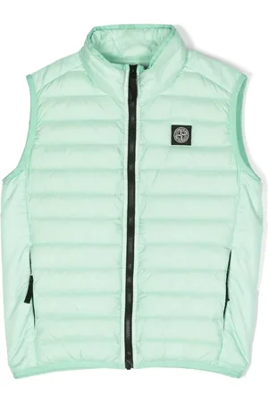 Stone Island Logo-patch padded gilet