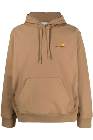 Carhartt Embroidered-logo cotton hoodie