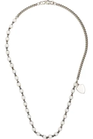 M. COHEN Charm-detail pearl necklace