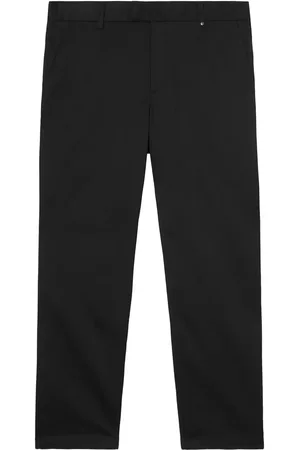 Burberry Slim-cut monogram-motif chinos