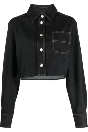 REMAIN Cropped denim shirt