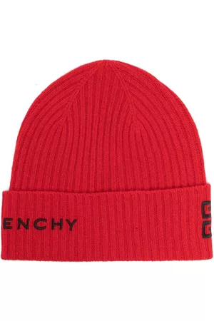 Givenchy 4G-embroidered ribbed-knit beanie