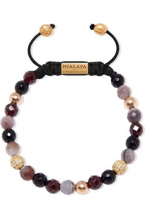 Nialaya Women Bracelets & Bangles - Crystal-embellished beaded bracelet
