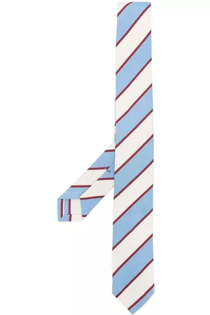 Thom Browne Diagonal-stripe pointed tie