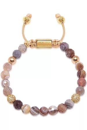 Nialaya Women Bracelets & Bangles - Crystal-embellished beaded bracelet