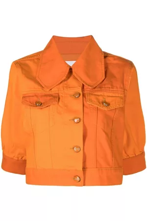 Ganni Cropped short-sleeve jacket