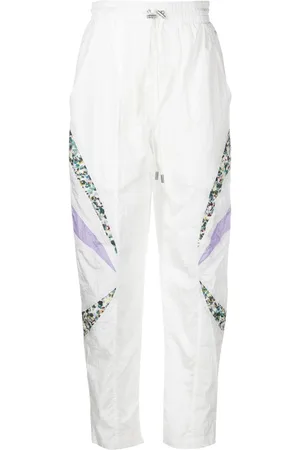 Marant Etoile Contrast-panel drawstring trousers