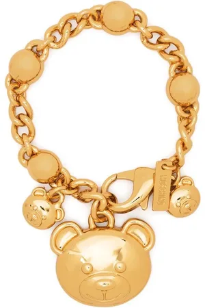 Moschino Teddy bear-charm chain bracelet