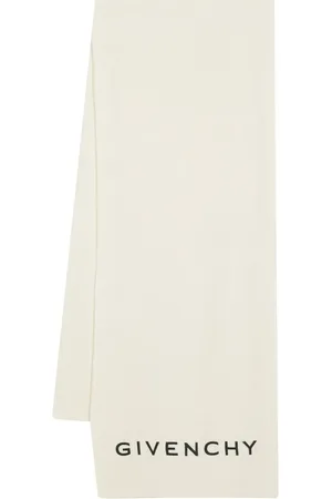 Givenchy Logo-embroidered knitted scarf