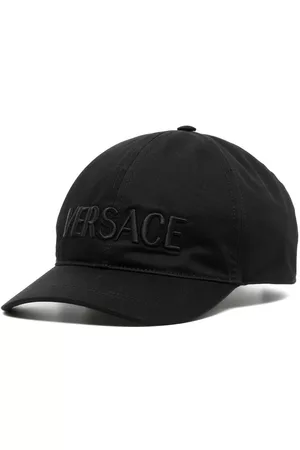 VERSACE Cotton logo-embroidered cap
