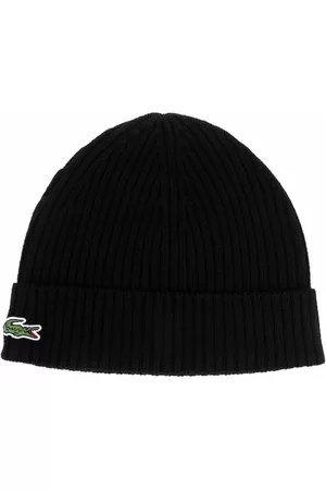 Lacoste Ribbed knit wool beanie