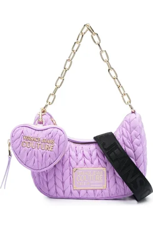 VERSACE Faux-leather matelass?? shoulder bag