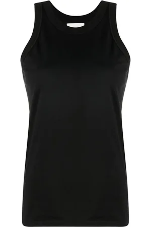 Loulou Studio Round-neck sleeveless tank top