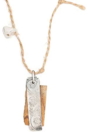 NICK FOUQUET Contrasting-chain double-pendant necklace
