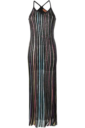 Missoni Sequin-embellished pleated midi dress