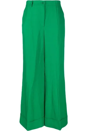 P.A.R.O.S.H. Pressed-crease straight-leg trousers