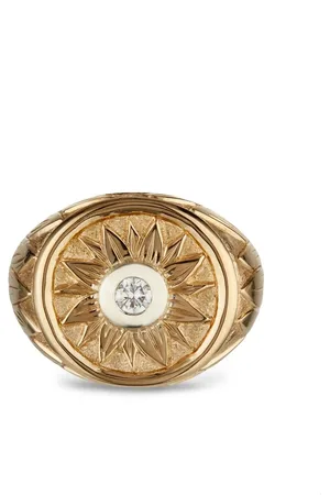 Duffy 9kt yellow diamond ring