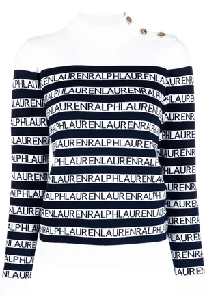 Ralph Lauren Striped mock-neck jumper