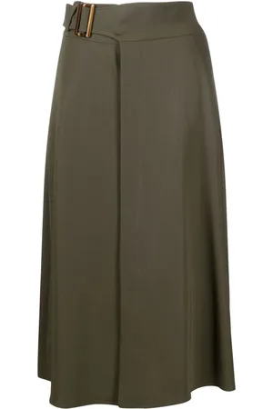 Ralph Lauren Annsley A-line midi skirt