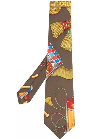 Hermès 2010s pre-owned graphic-print silk tie