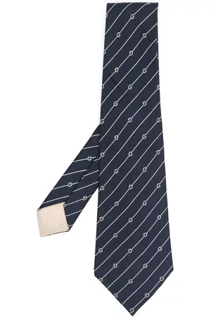 Gucci Pre-Owned 1970s logo-jacquard silk tie