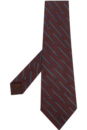 Gucci Men Neckties - 1970s graphic-print silk tie