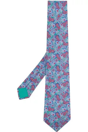 Hermès 2000s cockade-print silk tie