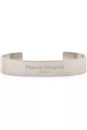 Maison Margiela Logo-engraved cuff bracelet