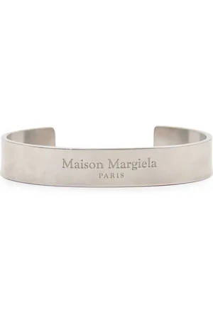 Maison Margiela Logo-engraved cuff bracelet