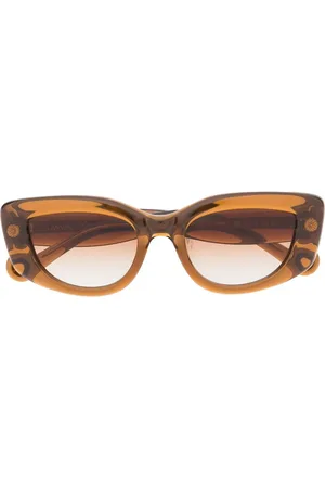 Lanvin Engraved-logo tinted sunglasses