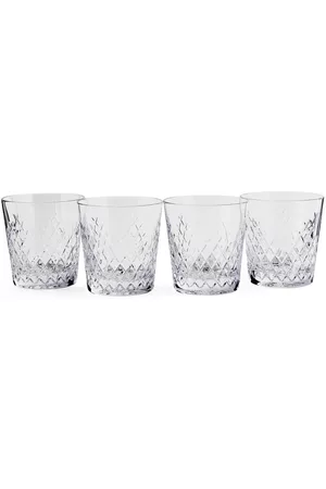 SOHO Barwell crystal rocks set of four glasses