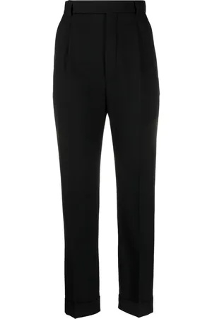 Saint Laurent Tapered-leg tailored trousers