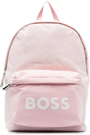 HUGO BOSS Rucksacks - Logo-print zip-up backpack