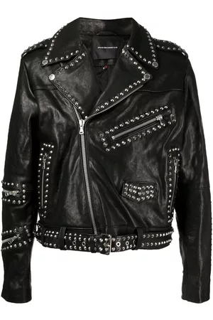 Stolen Girlfriends Club Black Metal studded biker jacket