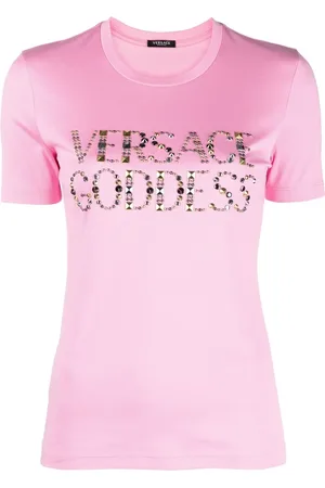 VERSACE Logo-embellished T-shirt