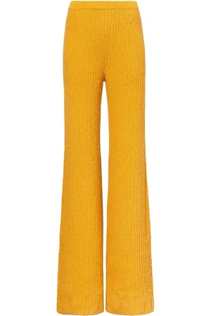 Proenza Schouler M??lange boucl?? flared trousers