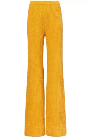 Proenza Schouler Mélange bouclé flared trousers