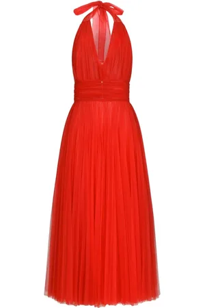 Dolce & Gabbana Tulle halterneck midi dress