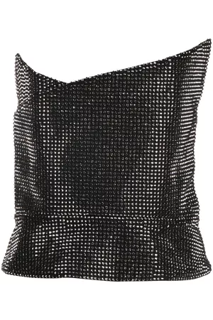 Roland Mouret Crystal-embellished asymmetric top