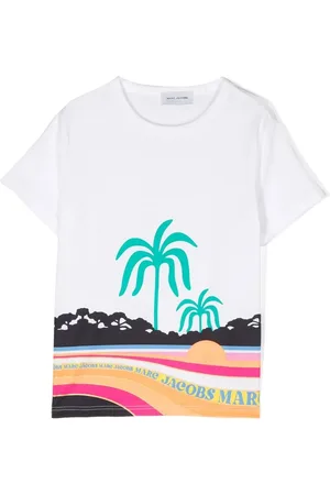 Marc Jacobs Landscape-print round-neck T-shirt