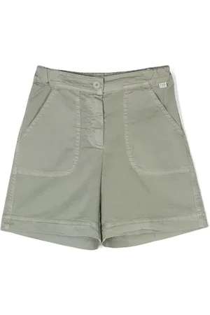 Il gufo Two-pocket cotton shorts