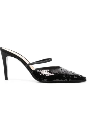 ROBERTO FESTA Sequin pointed 90mm mules