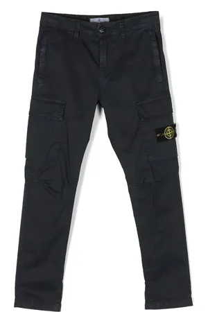 Stone Island Compass-motif cargo trousers