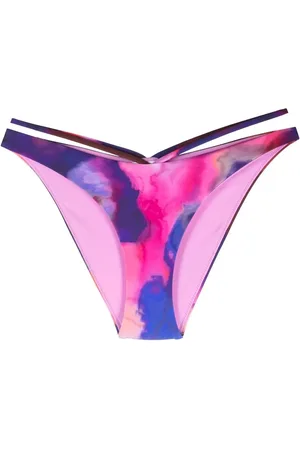Simkhai Emmalynn watercolour-print bikini bottoms