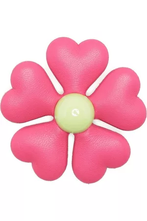 Moschino Women Pins & Brooches - Leather flower brooch