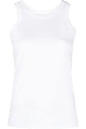 Loulou Studio Round-neck cotton tank top