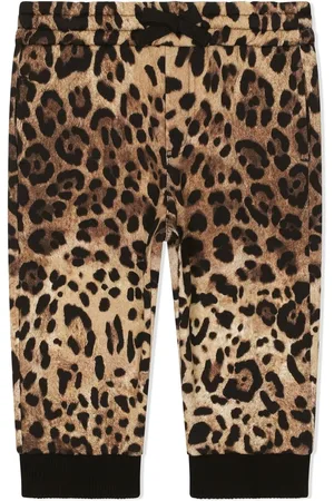 Dolce & Gabbana Leopard-print track pants