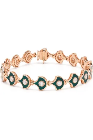 SELIM MOUZANNAR 18kt rose gold Fish For Love diamond bracelet